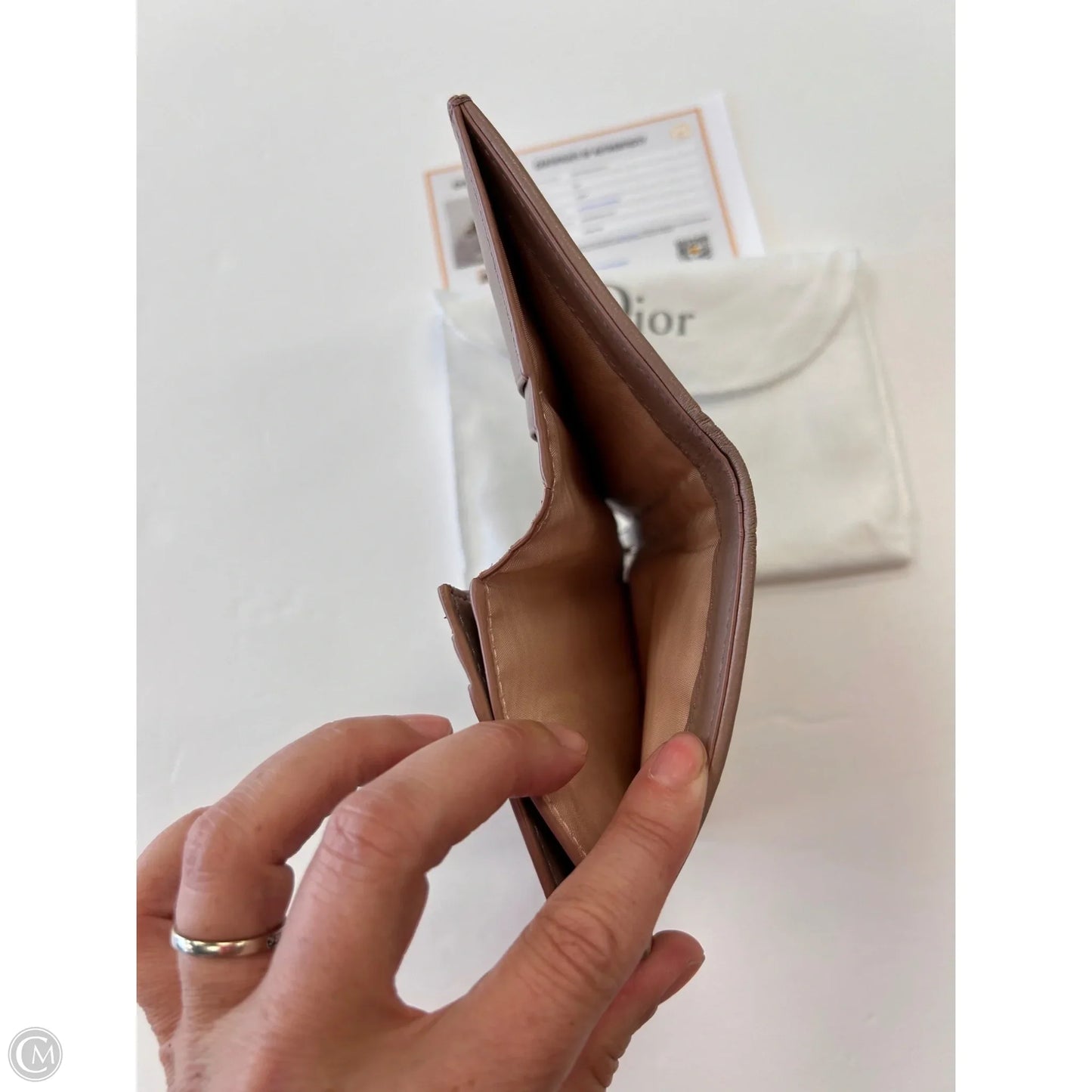 Wallet Luxury Designer By Dior, Size: Small