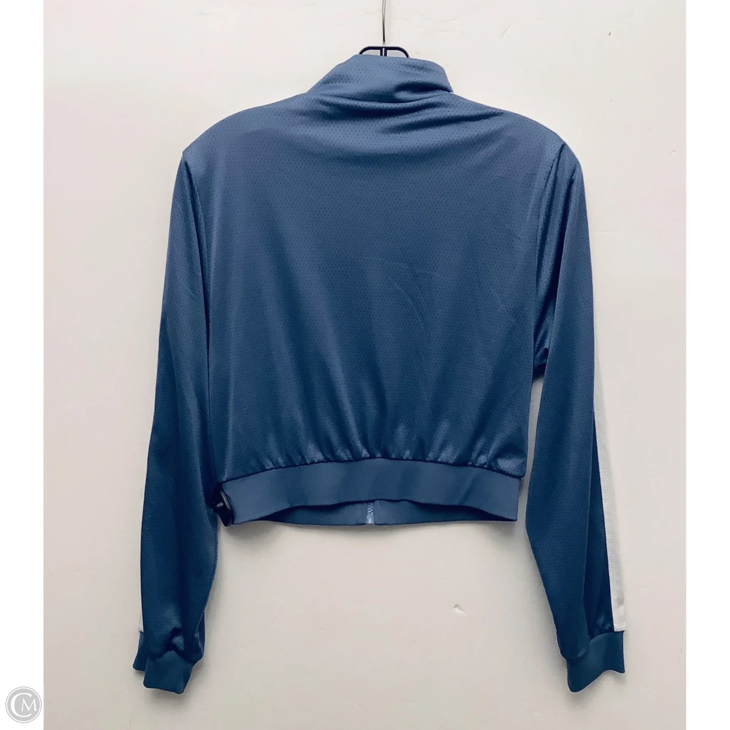 Athletic Jacket By Pink In Blue, Size: S