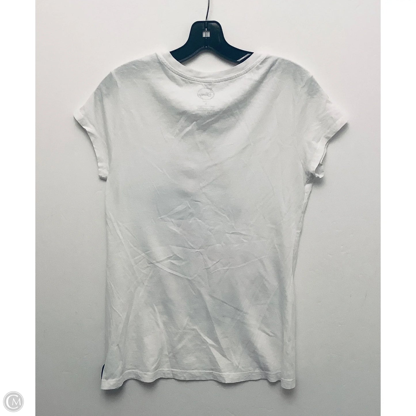 Top Short Sleeve Basic By Disney Store In White, Size: L