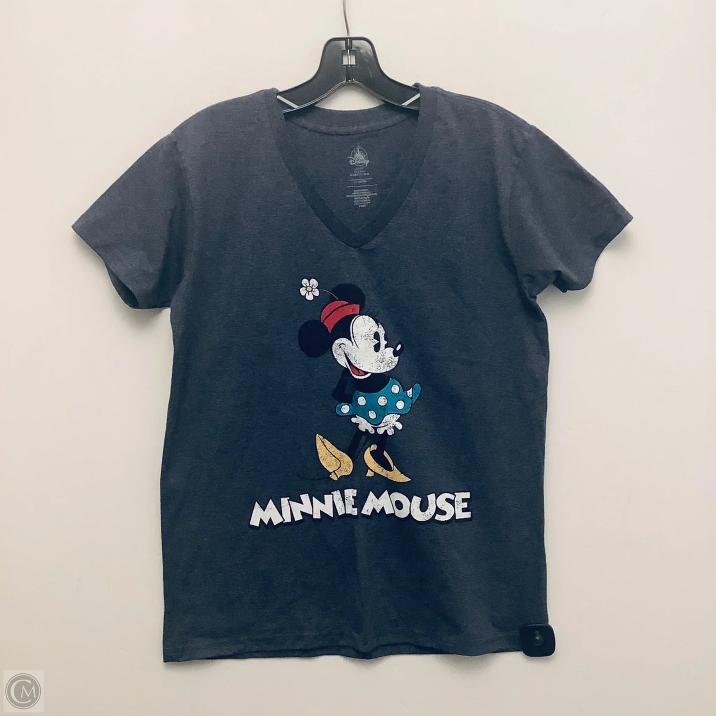 Top Short Sleeve Basic By Disney Store In Navy, Size: L