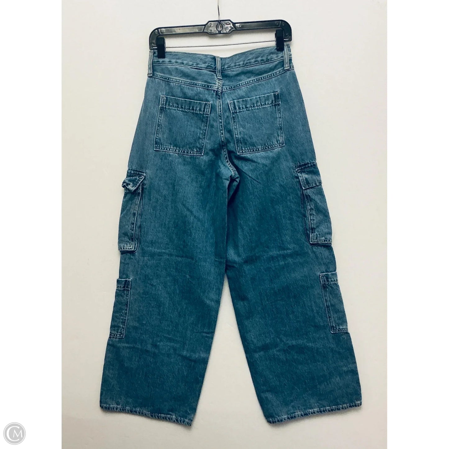 Jeans Wide Leg By Old Navy In Blue Denim, Size: 0