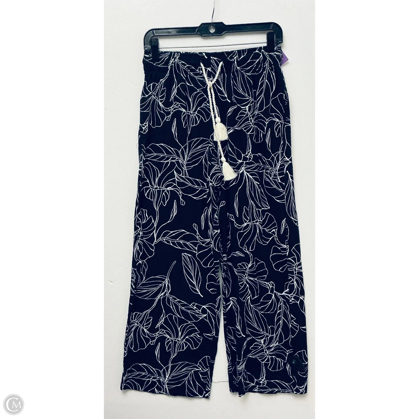 Pants Set 2pc By Calypso St Barth In Black & White, Size: S