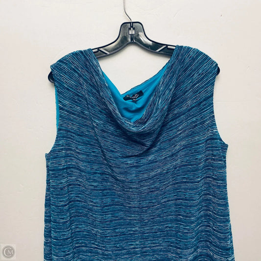 Dress Work By Evan-picone In Blue, Size: 2x