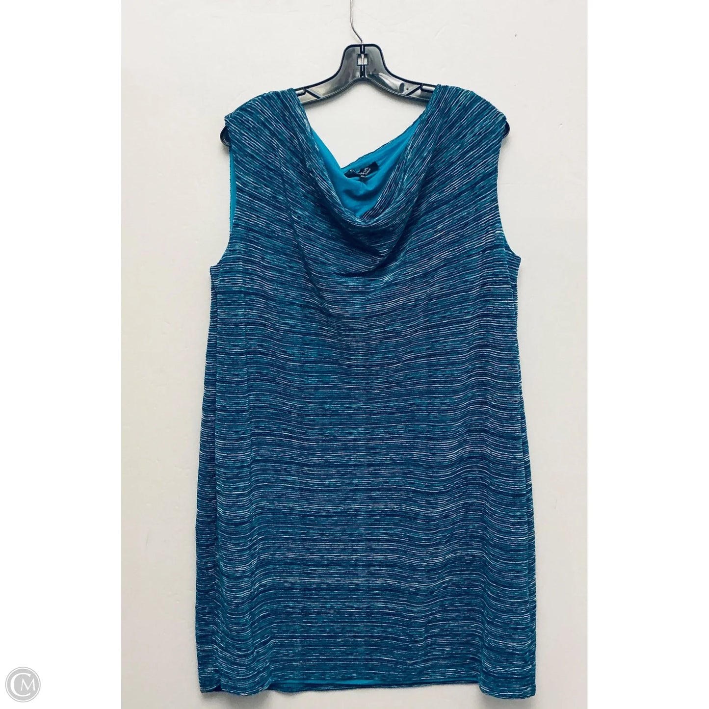 Dress Work By Evan-picone In Blue, Size: 2x