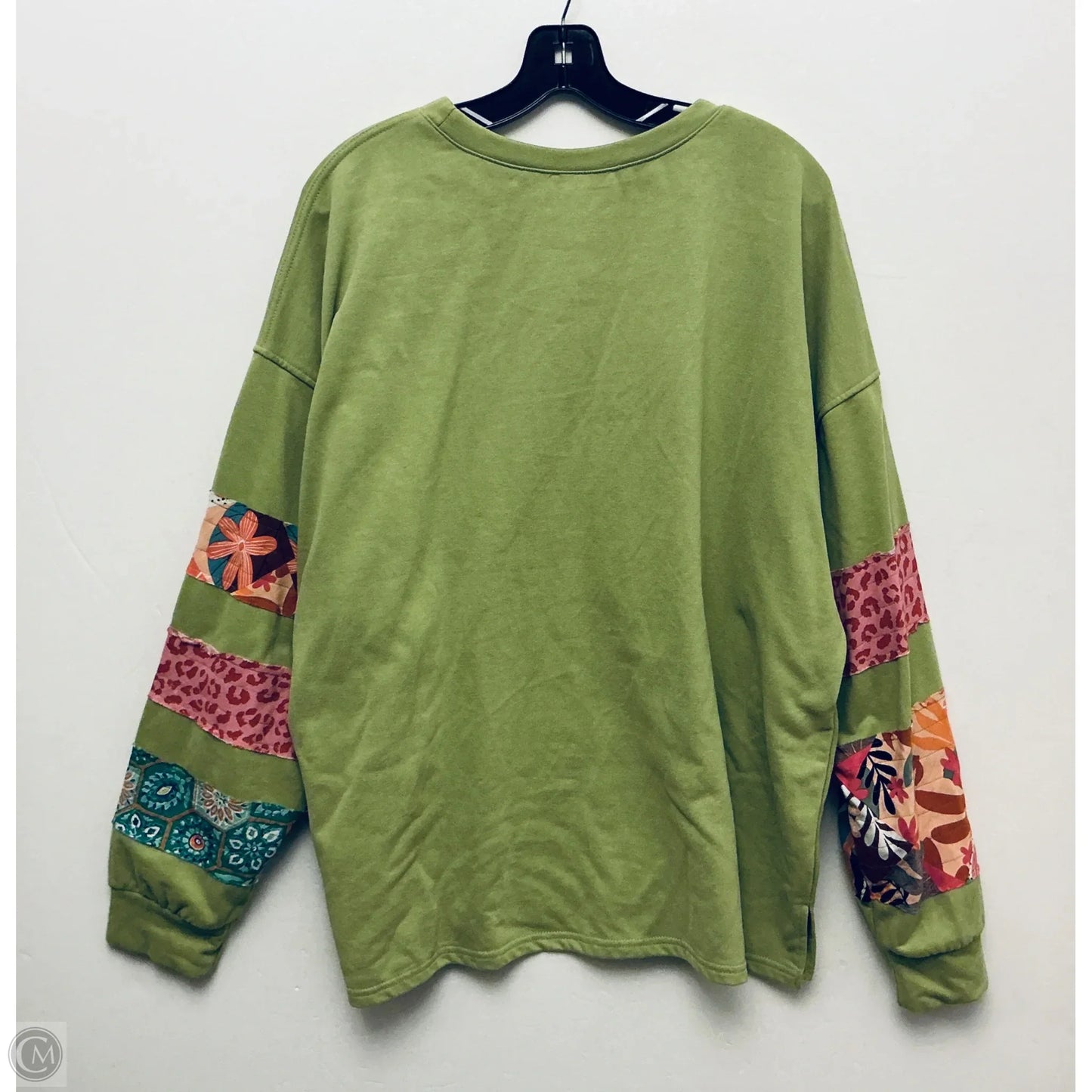 Top Long Sleeve By Easel In Green, Size: 1x