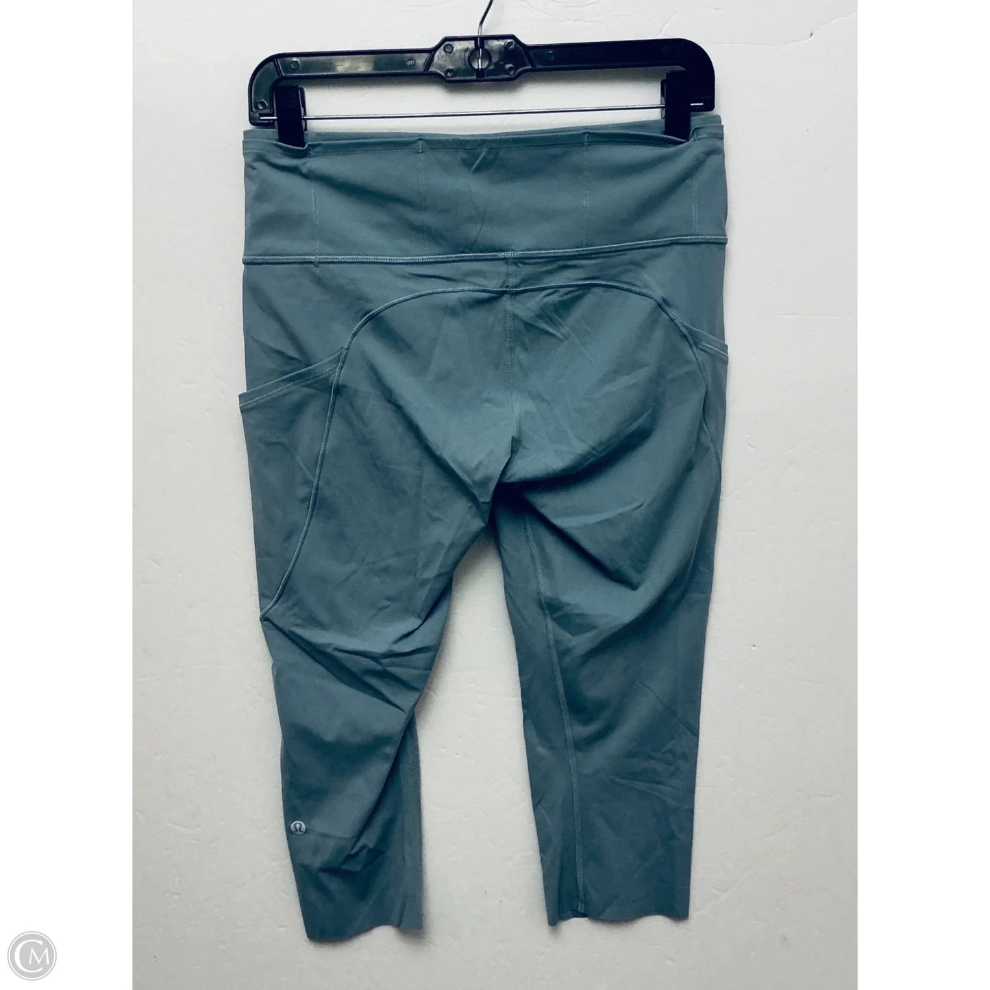 Athletic Leggings Capris By Lululemon In Green, Size: 10