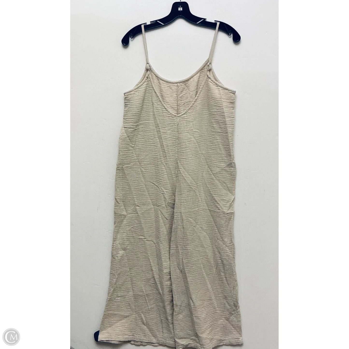 Jumpsuit By Clothes Mentor In Tan, Size: S