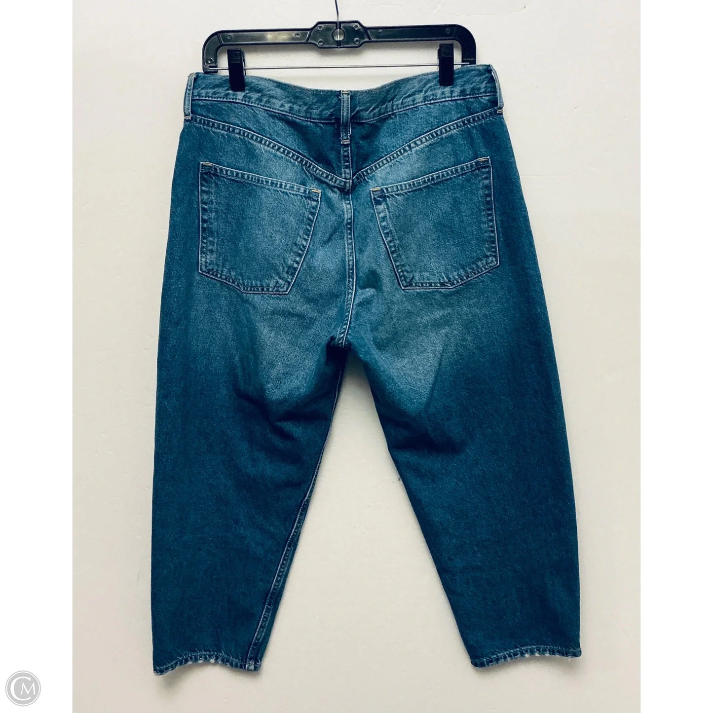 Jeans Straight By Gap In Blue Denim, Size: 10p