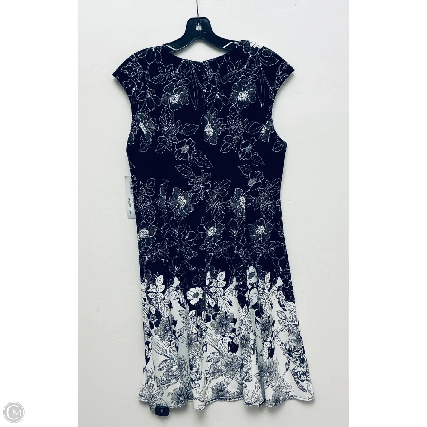 Dress Work By London Times In Black & White, Size: M
