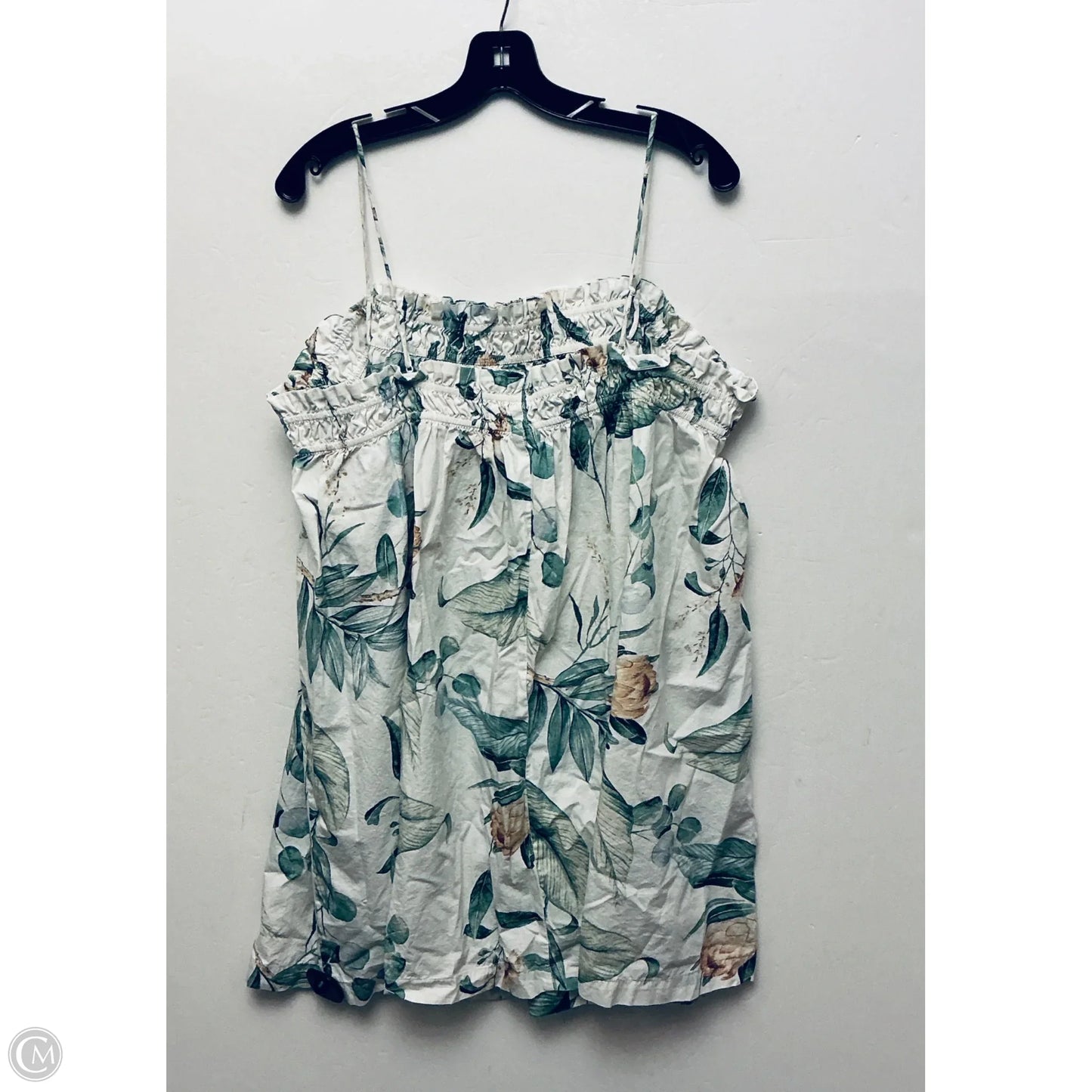 Dress Casual Midi By H&m In Tropical Print, Size: Xl