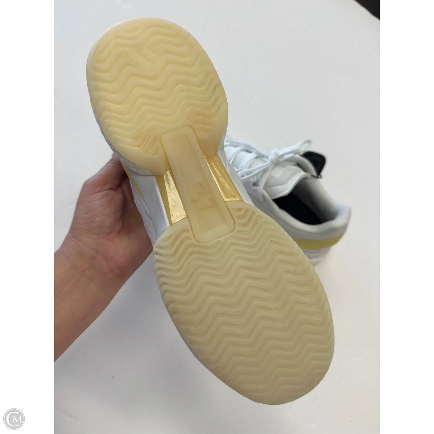 Shoes Athletic By Adidas In White, Size: 11