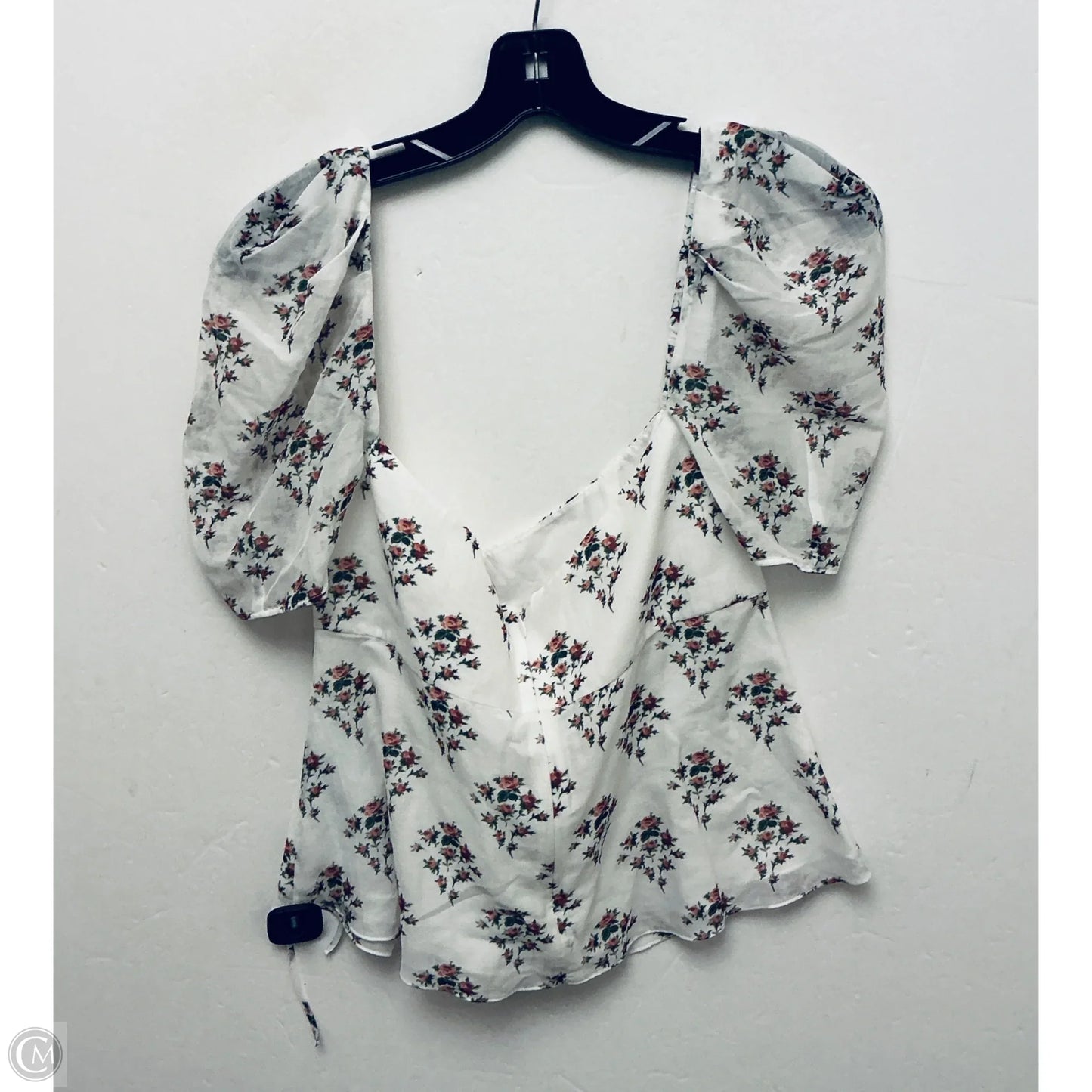 Top Short Sleeve By Clothes Mentor In Floral Print, Size: S