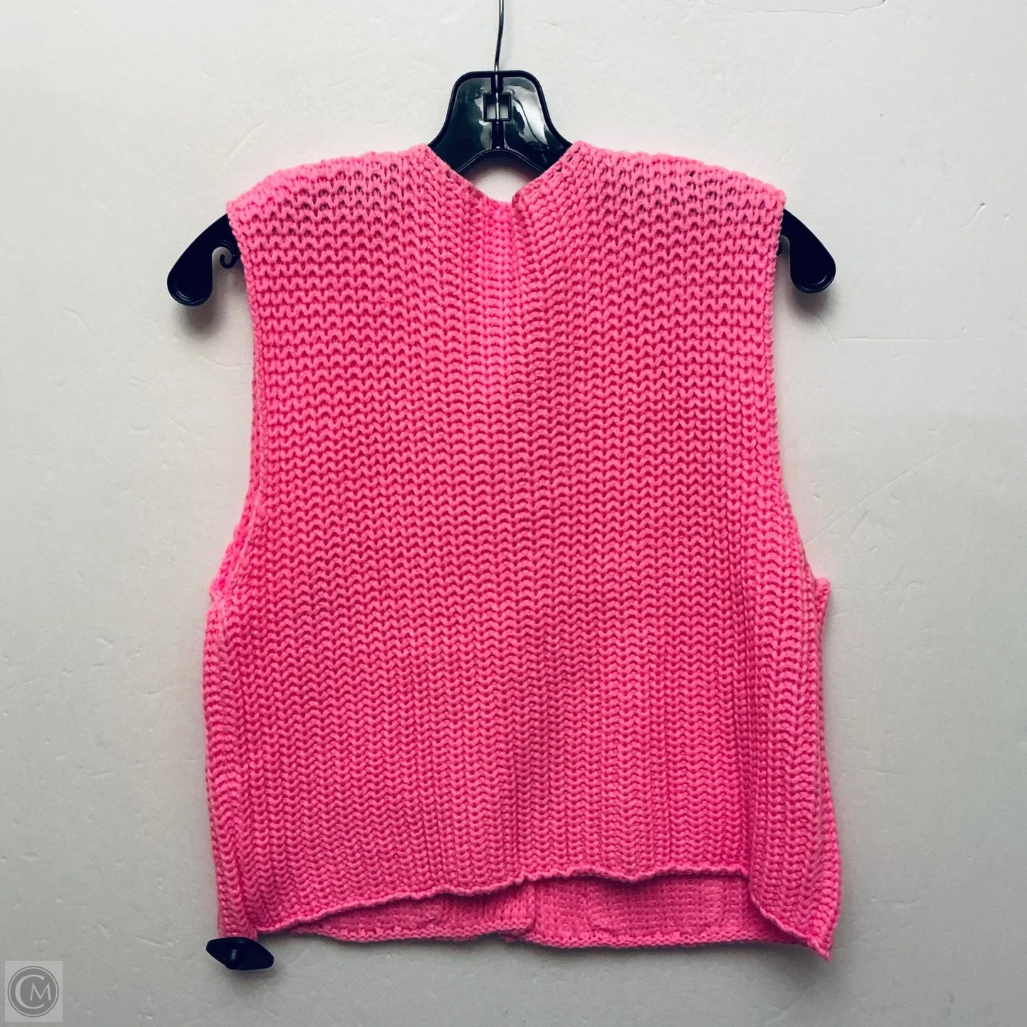 Sweater Cardigan By Clothes Mentor In Pink, Size: L