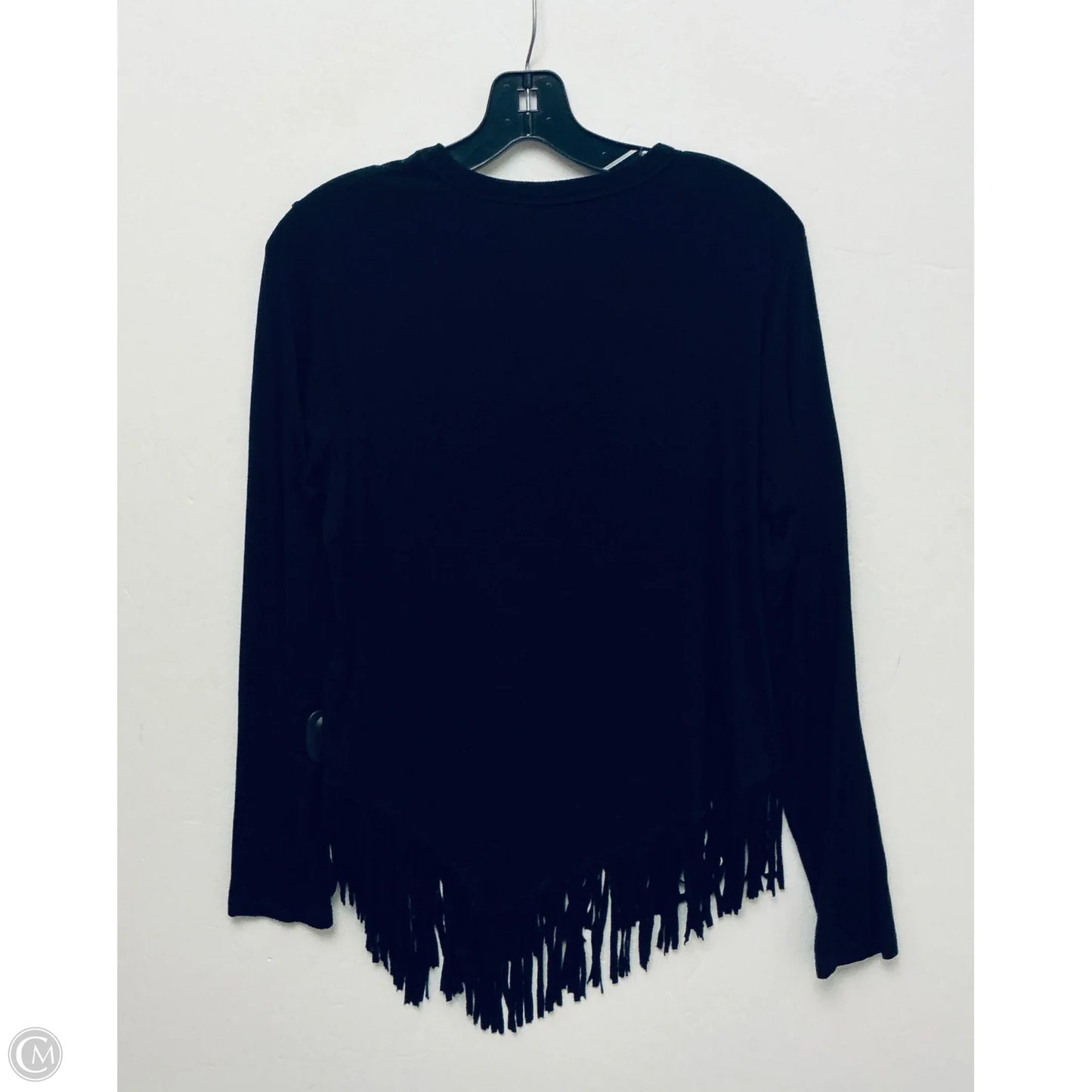 Top Long Sleeve By Karen Kane In Black, Size: M