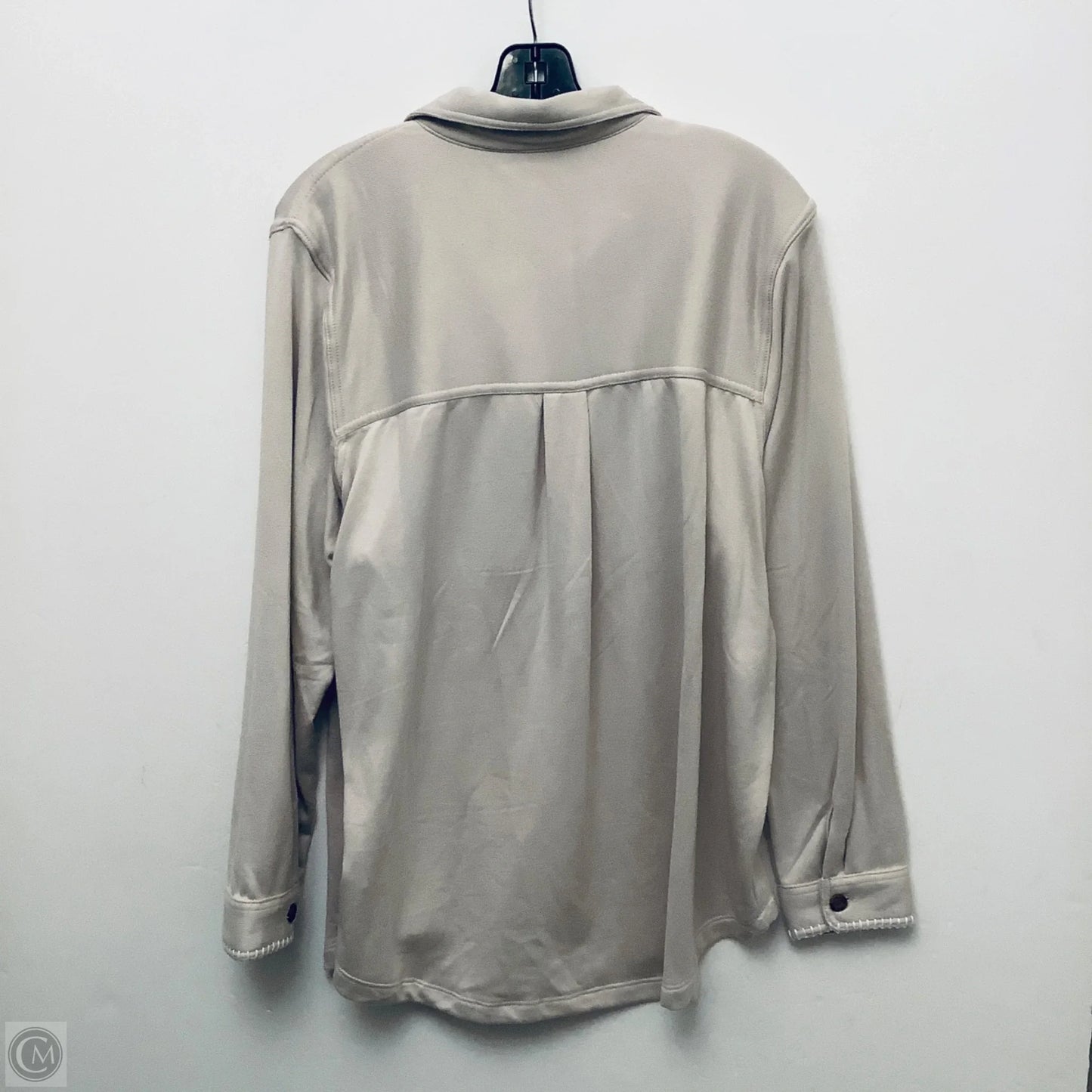 Top Long Sleeve By C And C In Beige, Size: Xl