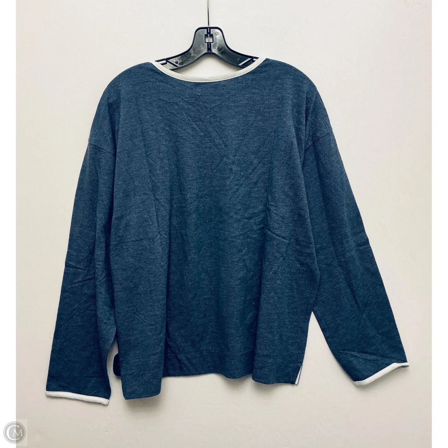 Top Long Sleeve By Ralph Lauren In Blue, Size: Xl