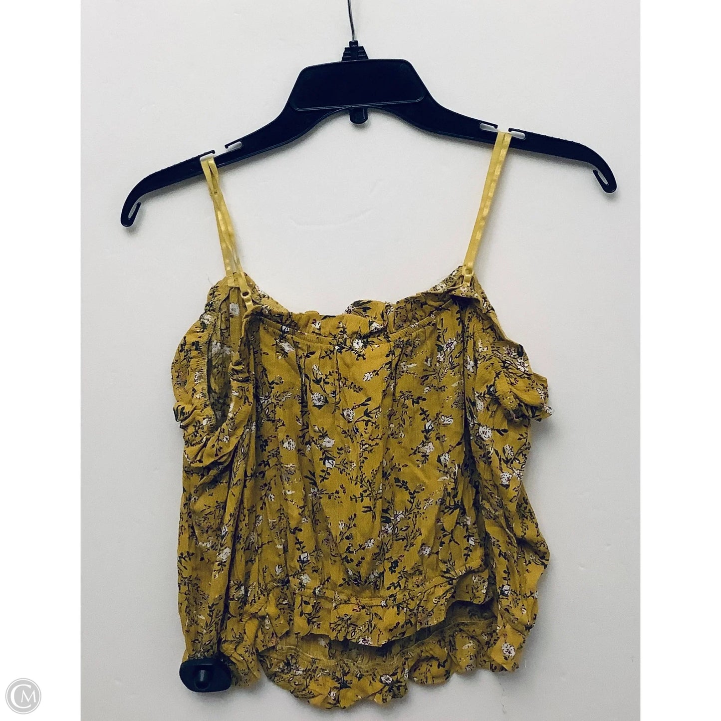 Top Sleeveless By Clothes Mentor In Yellow, Size: 2x