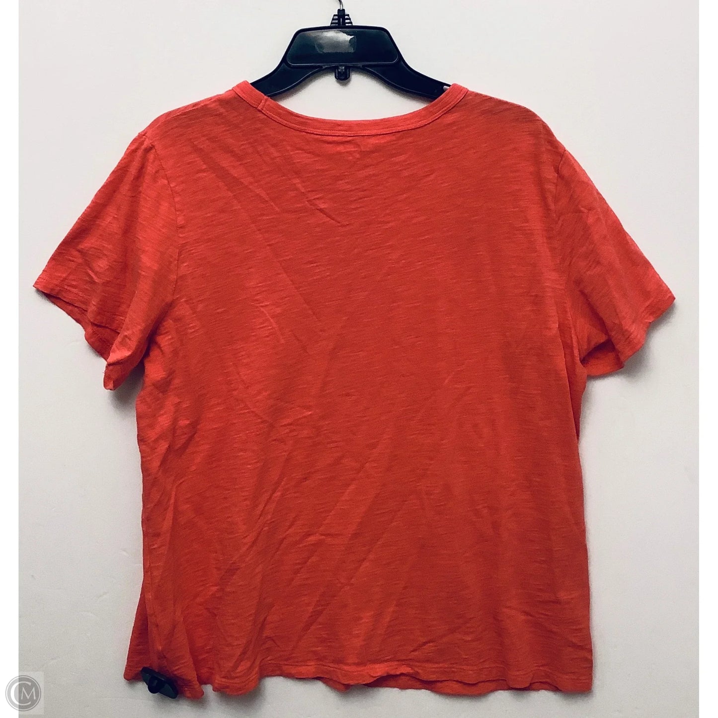 Top Short Sleeve Basic By Old Navy In Orange, Size: Xl