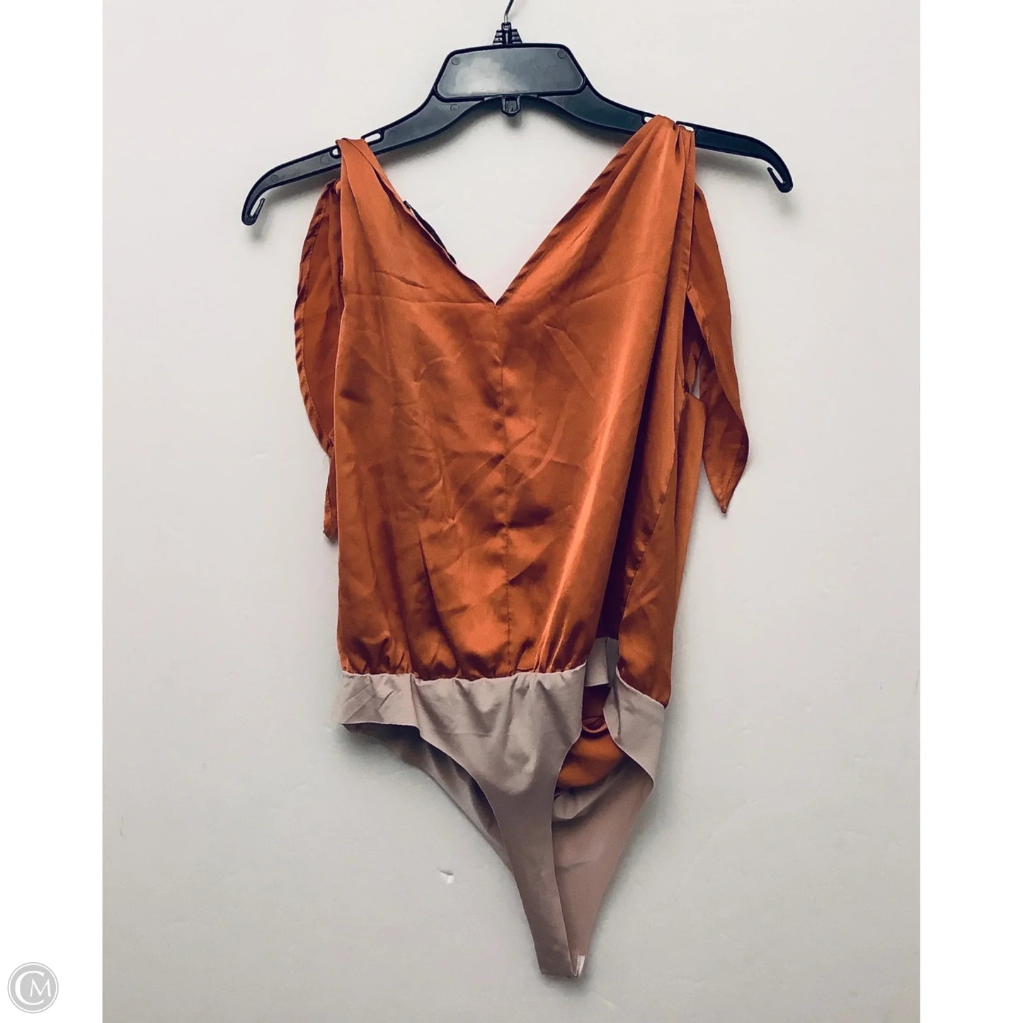 Bodysuit By Clothes Mentor In Orange, Size: L