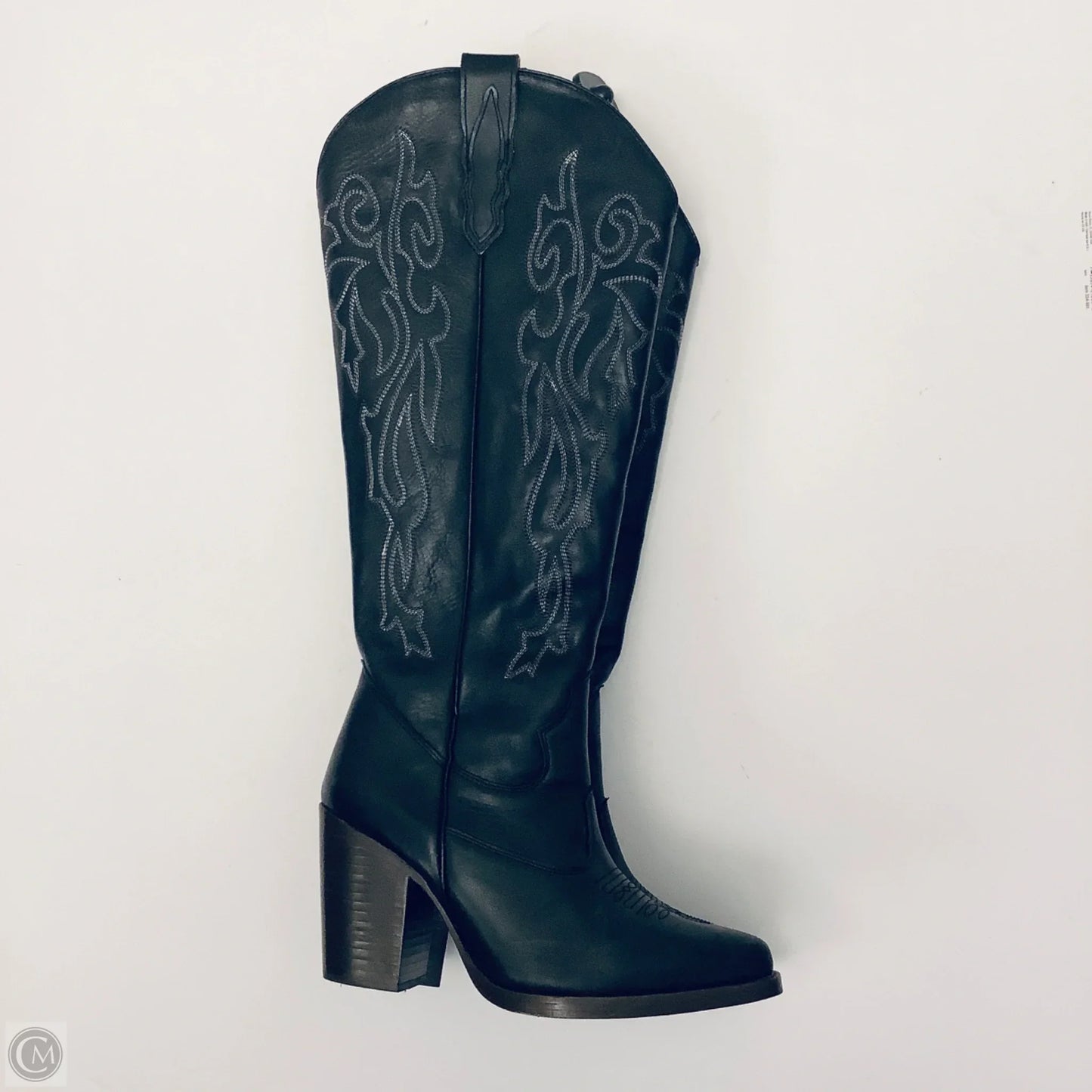 Boots Knee Heels By Cmc In Black, Size: 11