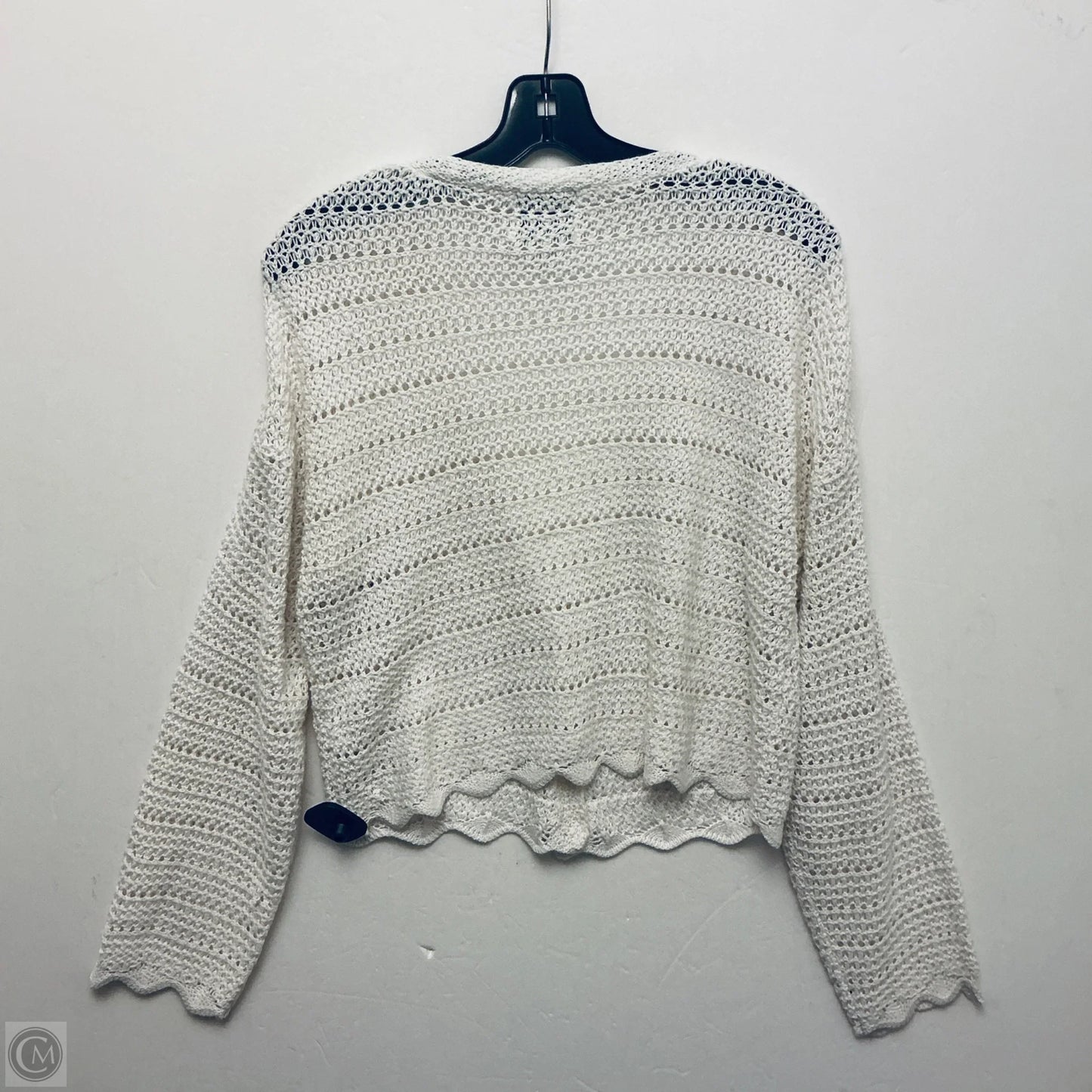 Sweater By Pink Rose In White, Size: S