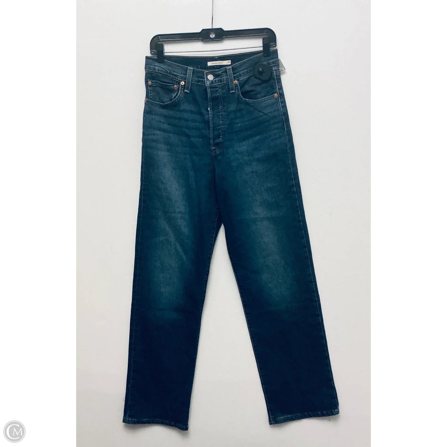Jeans Boot Cut By Levis In Blue Denim, Size: 10