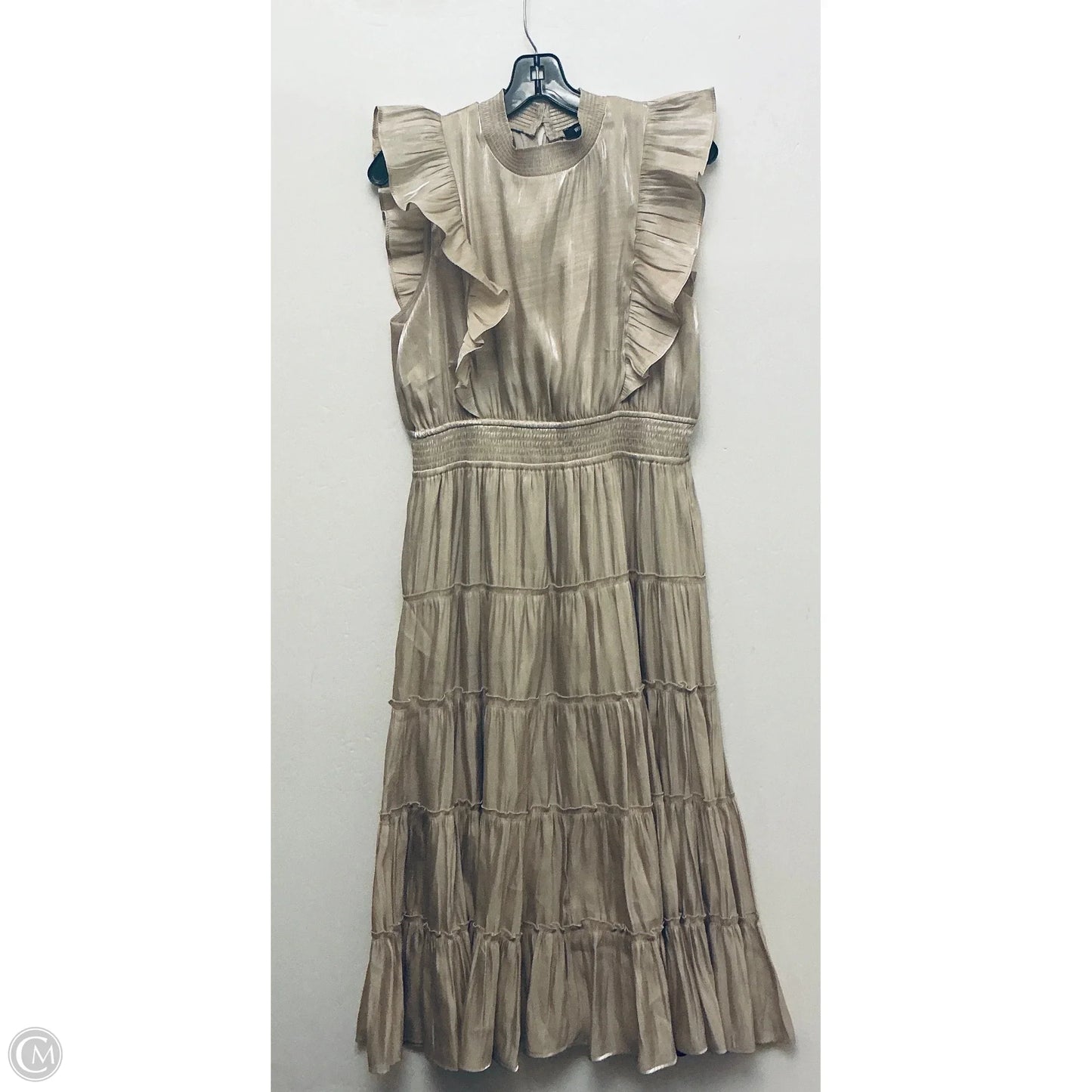 Dress Casual Midi By Wishlist In Brown, Size: L