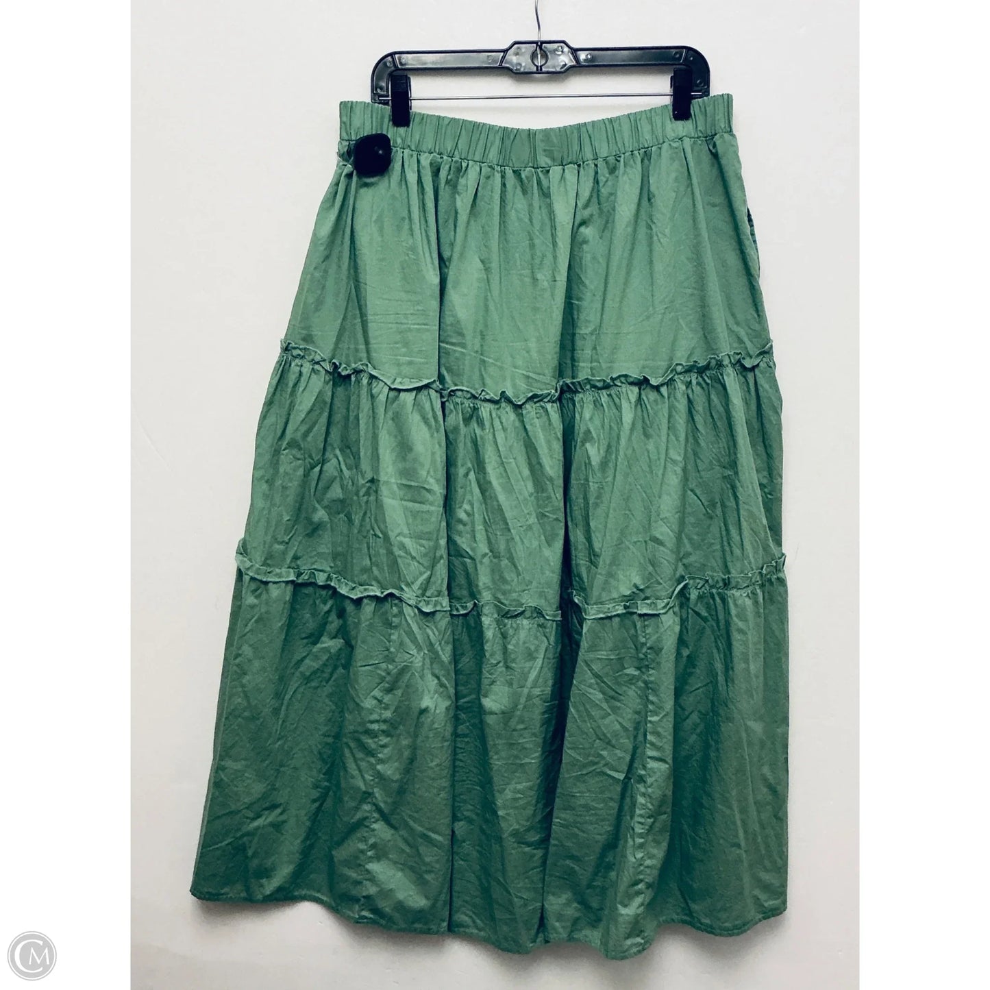 Skirt Maxi By Lane Bryant In Green, Size: 14