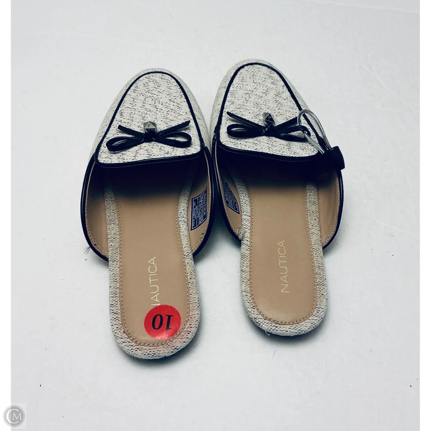 Sandals Flats By Nautica In Cream, Size: 10