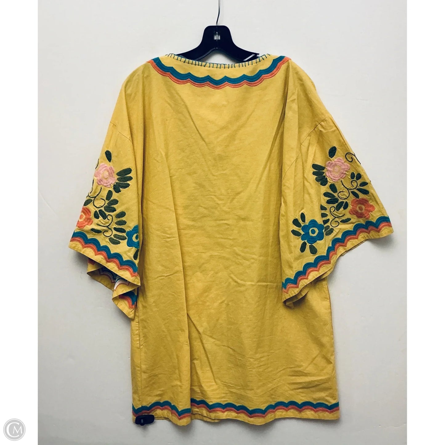 Dress Casual Short By Clothes Mentor In Yellow, Size: L