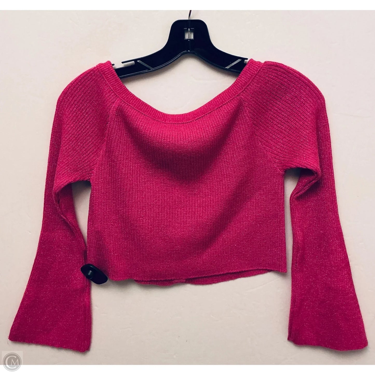 Top Long Sleeve By Clothes Mentor In Pink, Size: S