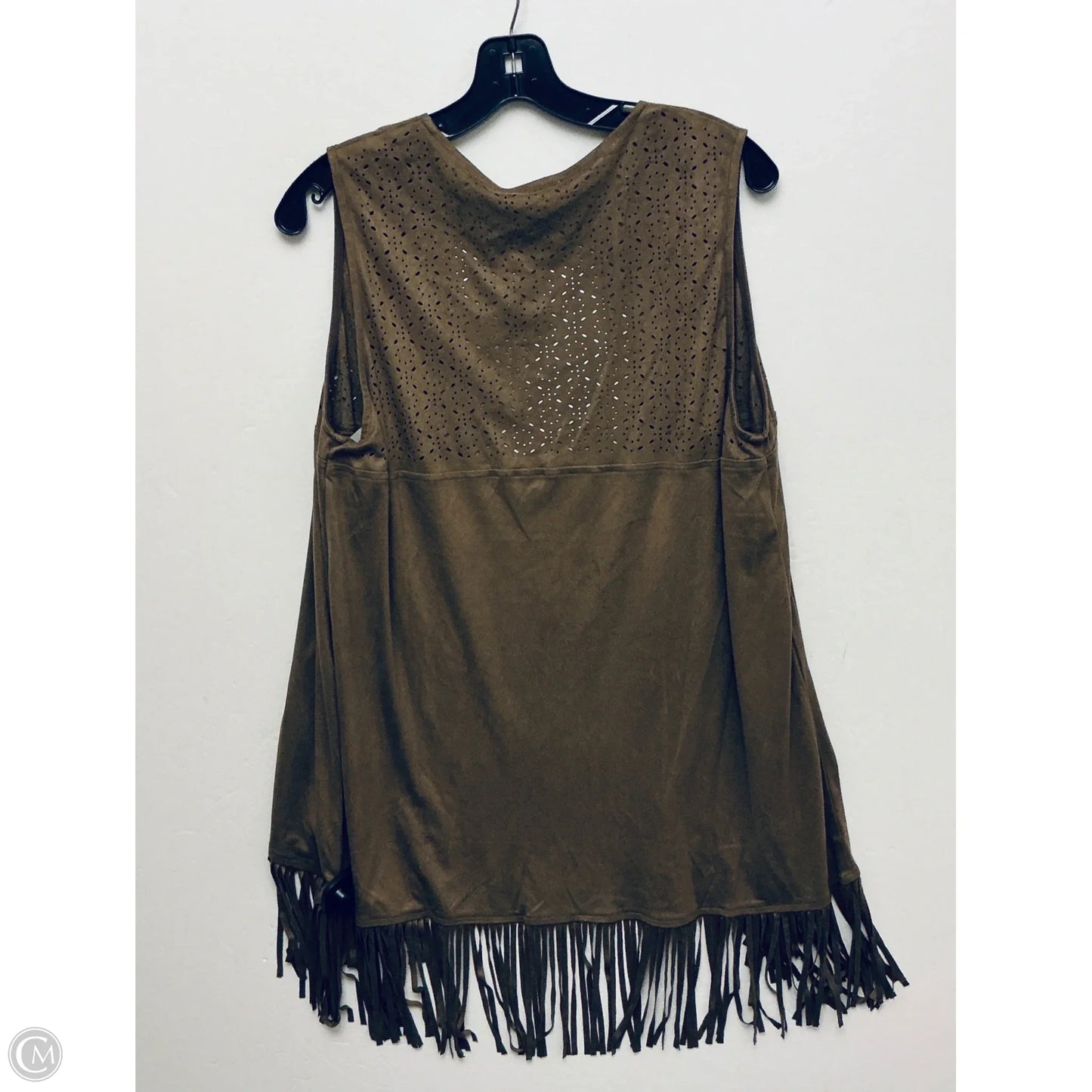 Shawl By Hem & Thread In Brown, Size: L