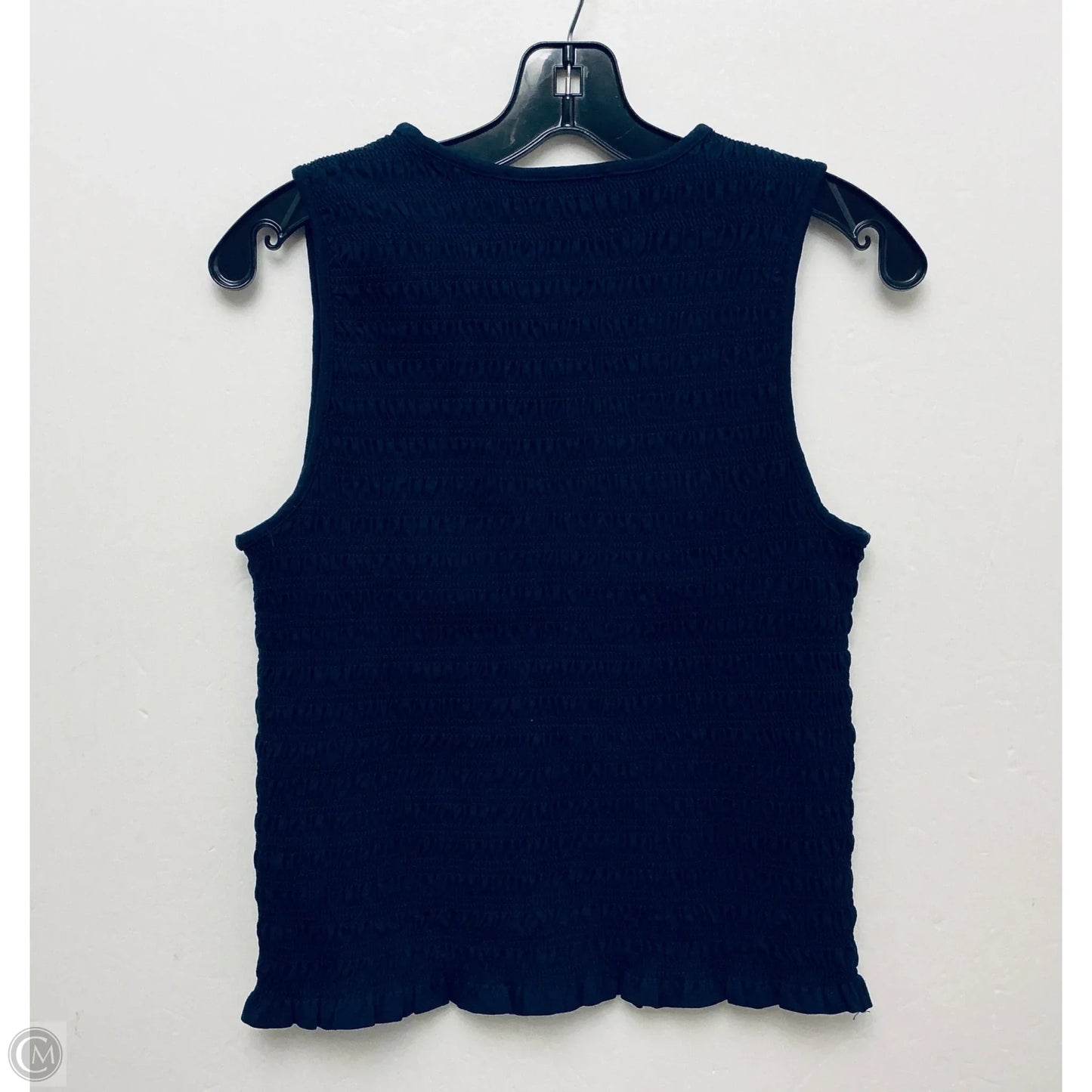 Top Sleeveless By Loft In Navy, Size: M