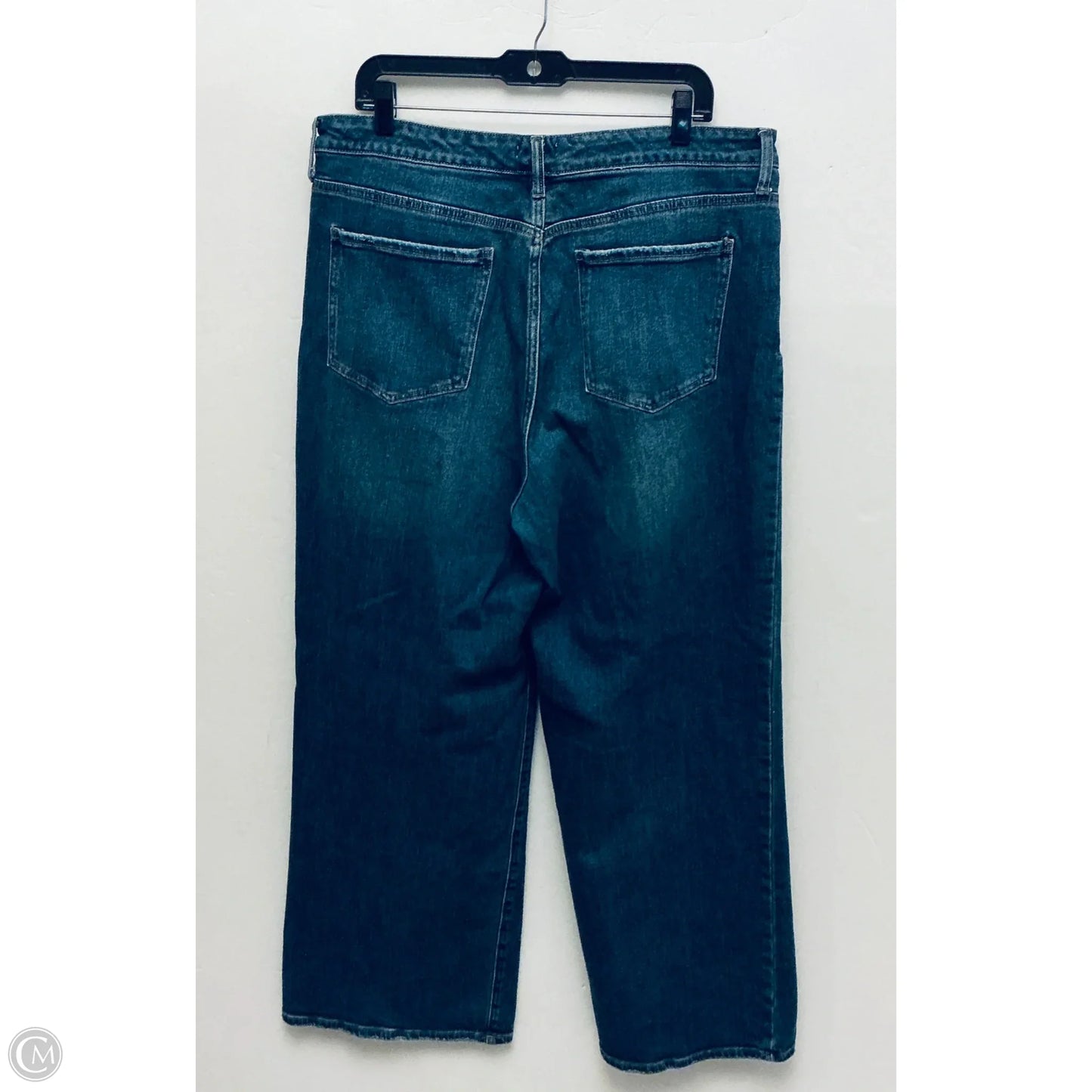 Jeans Wide Leg By Wonderly In Blue, Size: 16