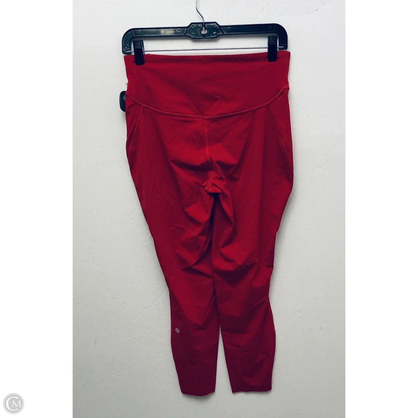 Athletic Leggings By Lululemon In Red, Size: 10