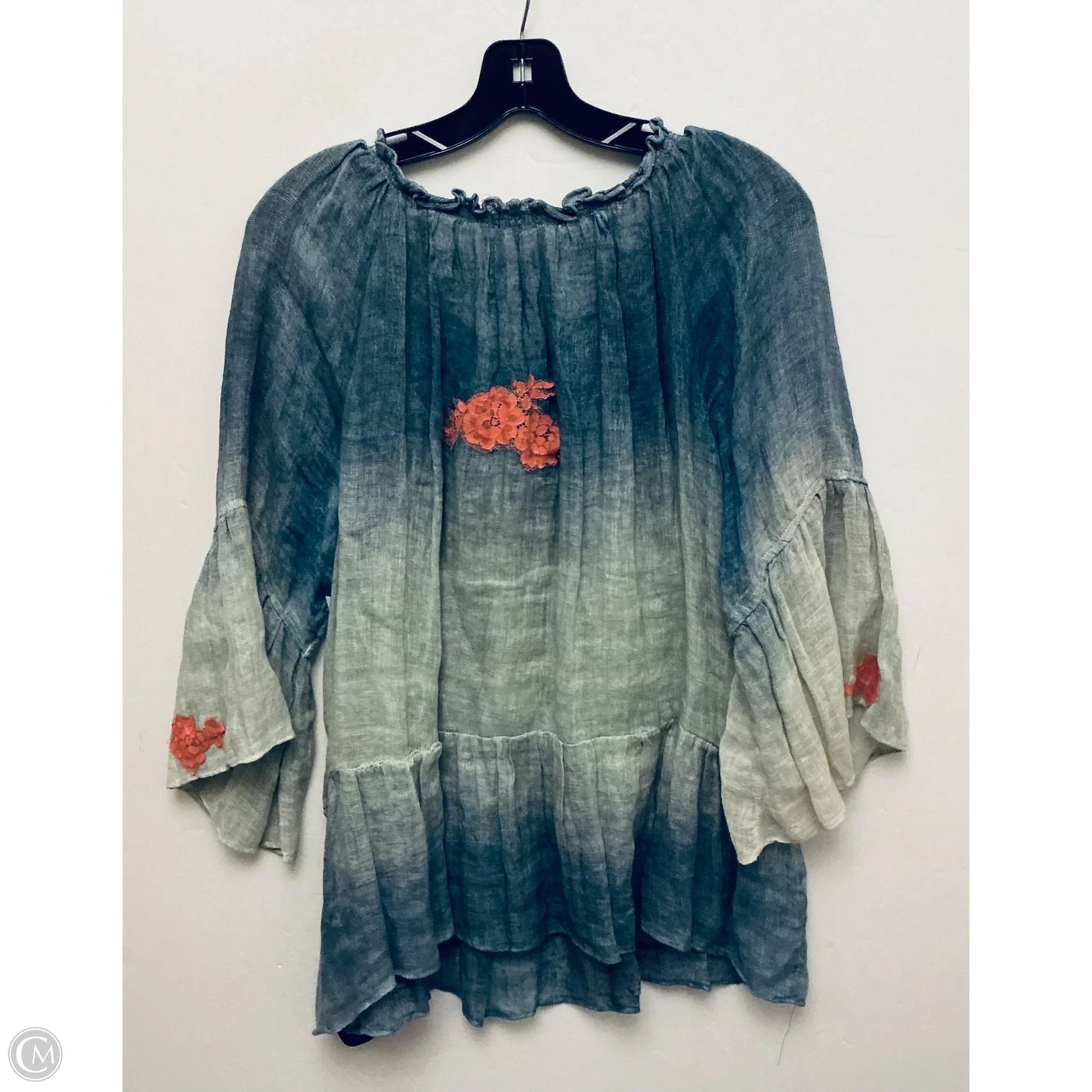 Top Long Sleeve By Sundance In Blue, Size: M