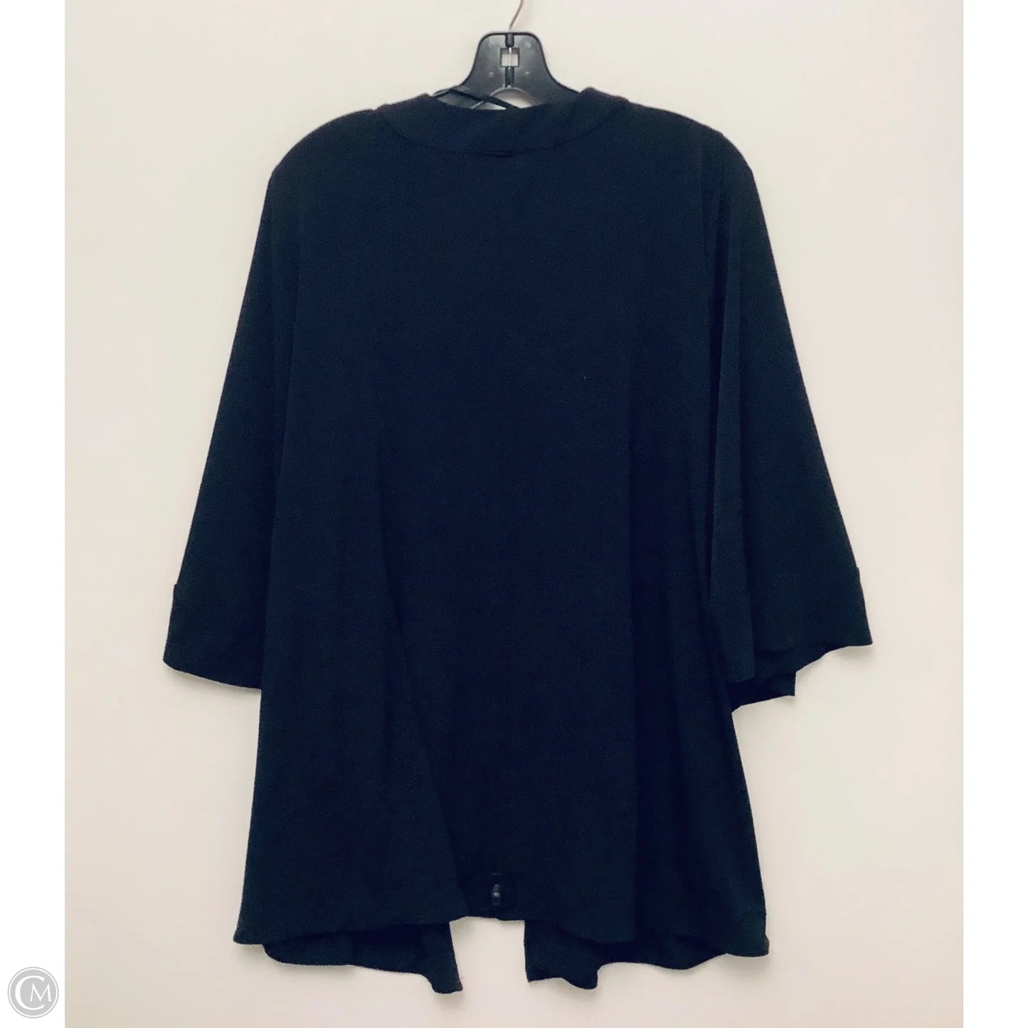 Sweater Cardigan By Lane Bryant In Black, Size: 1x