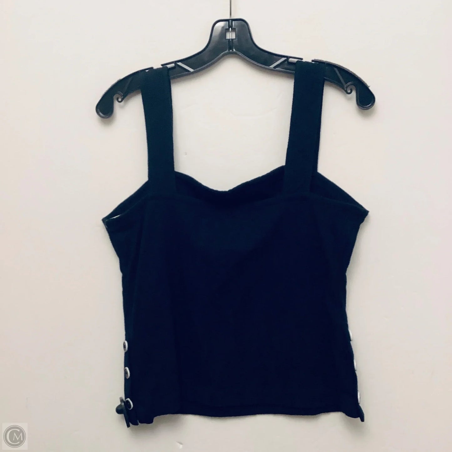 Top Sleeveless By Maeve In Black, Size: M