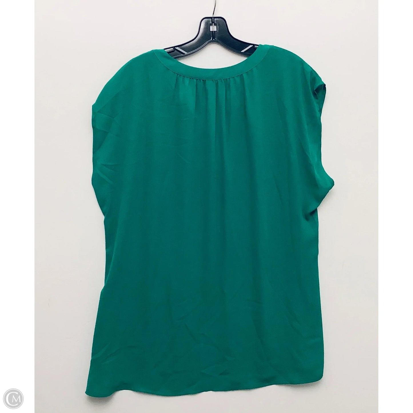 Top Sleeveless By Roz And Ali In Green, Size: 1x