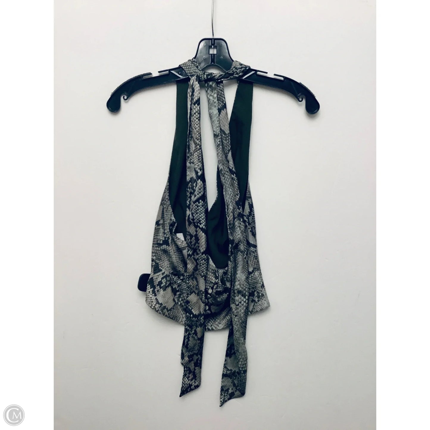 Top Sleeveless By Banana Republic In Snakeskin Print, Size: Xs