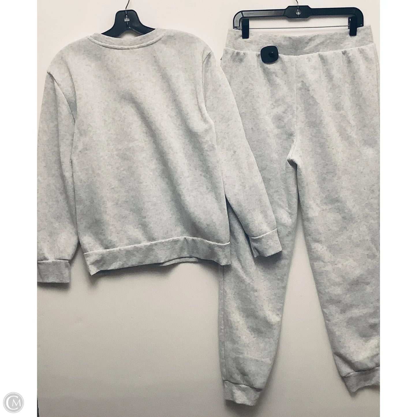Lounge Set Pants By Bobbie Brooks In Grey, Size: L