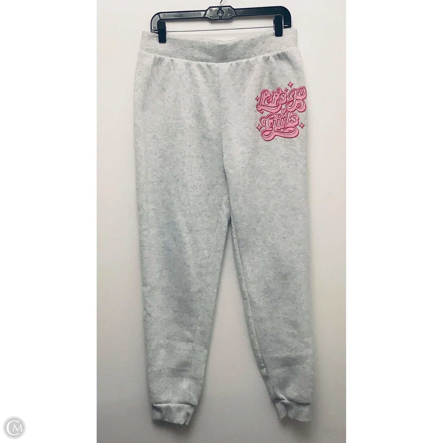 Lounge Set Pants By Bobbie Brooks In Grey, Size: L