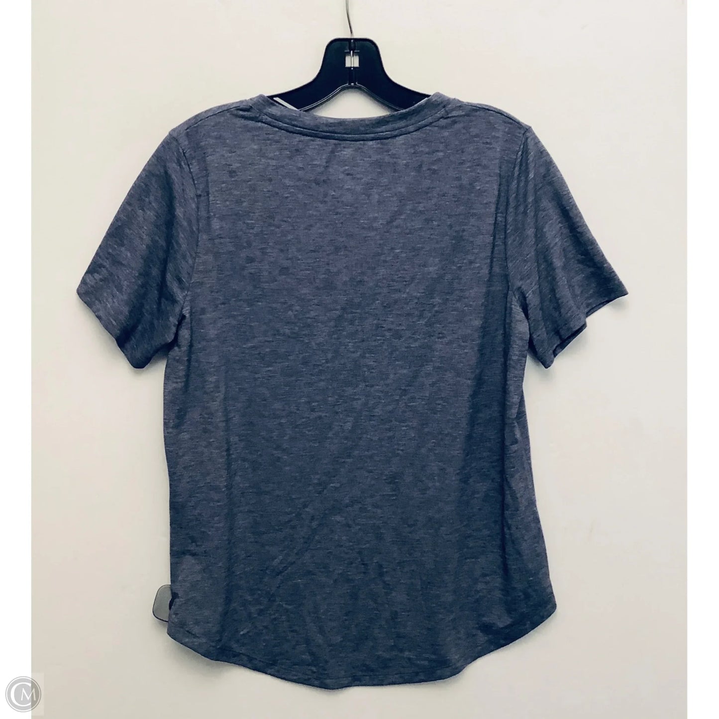 Athletic Top Short Sleeve By Under Armour In Grey, Size: M