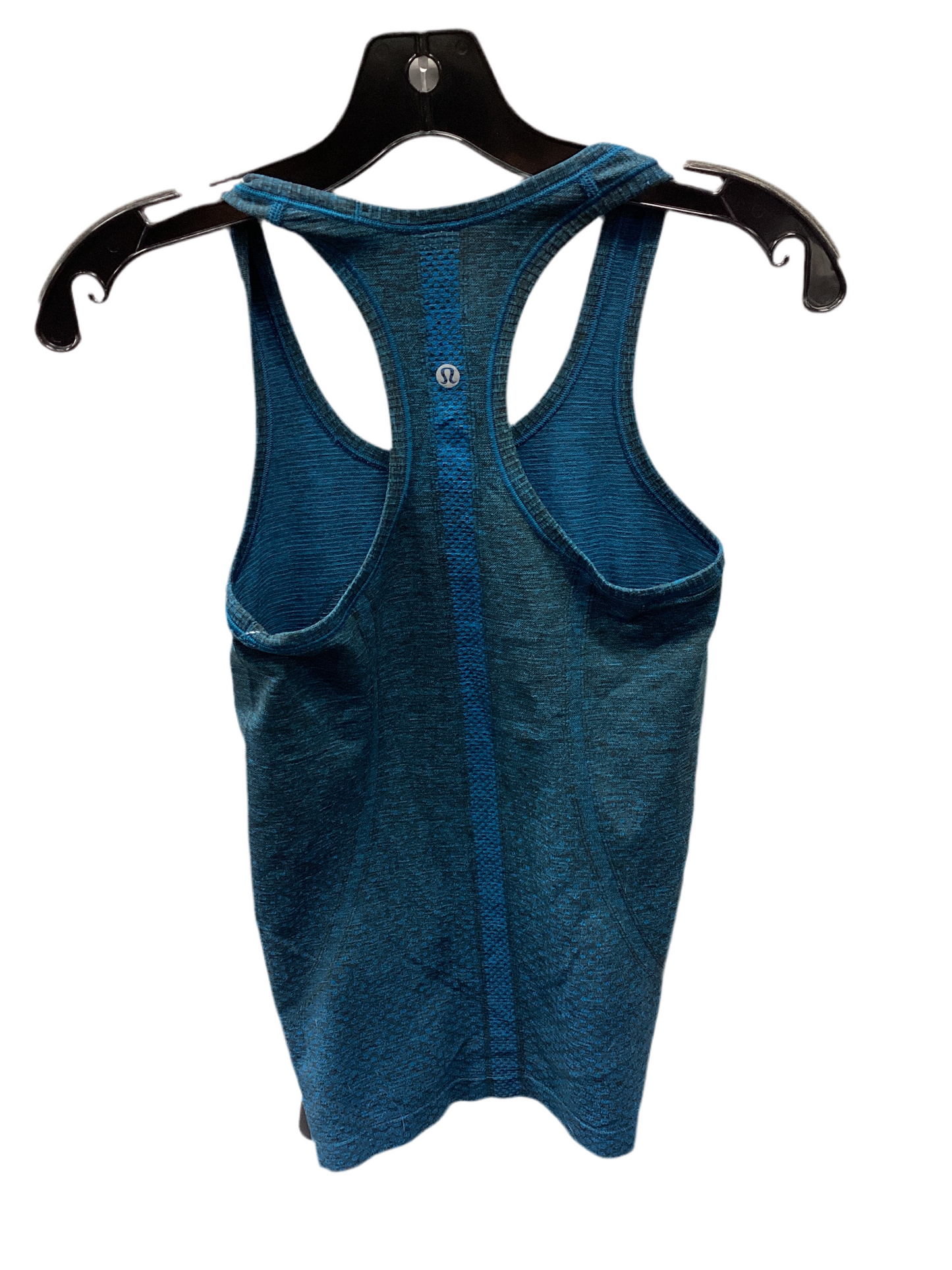 Athletic Tank By Lululemon In teal Print, Size:4
