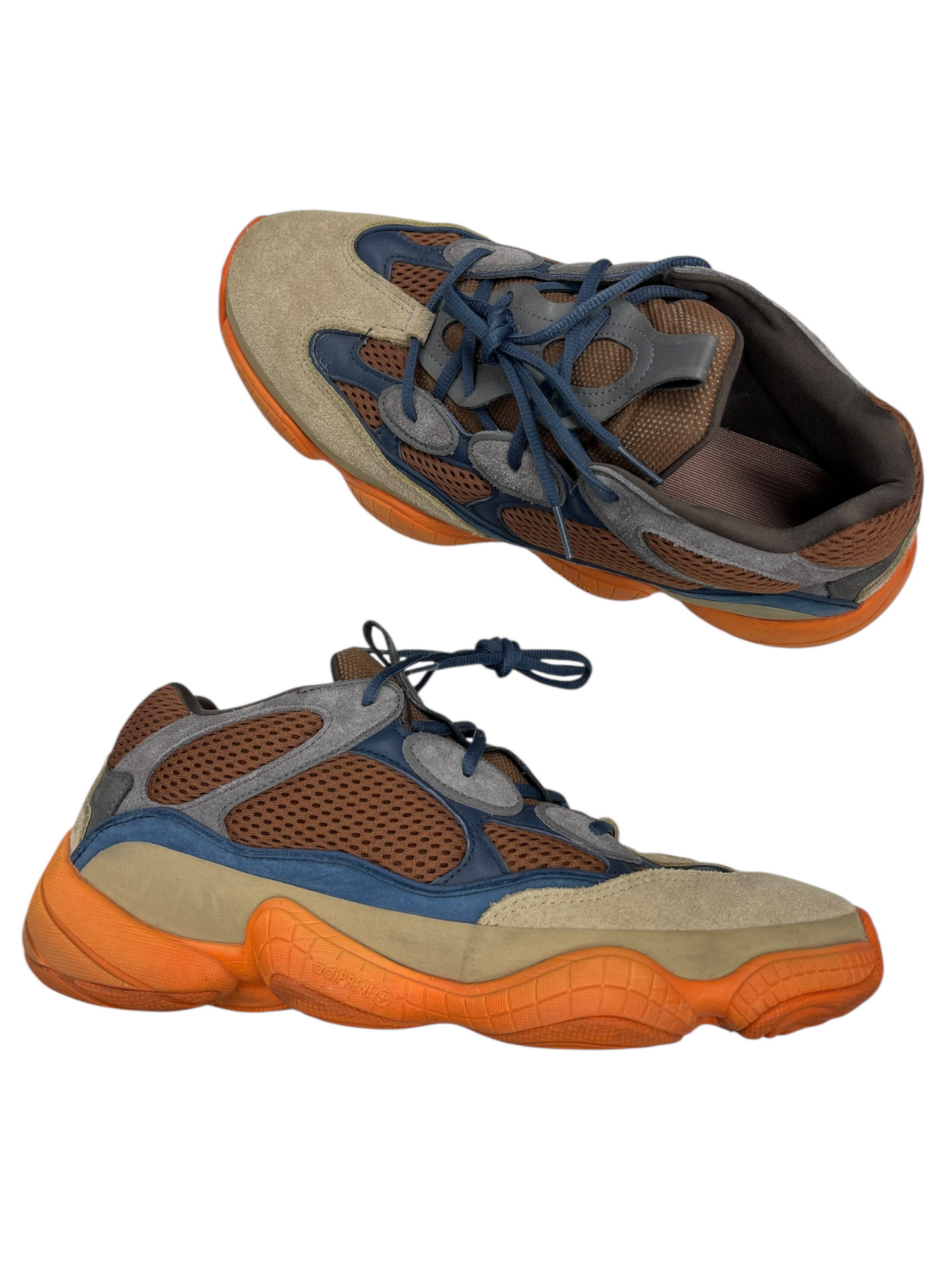 SHOES LUXURY DESIGNER by YEEZY In BLUE & ORANGE, Size: 12.5 MENS