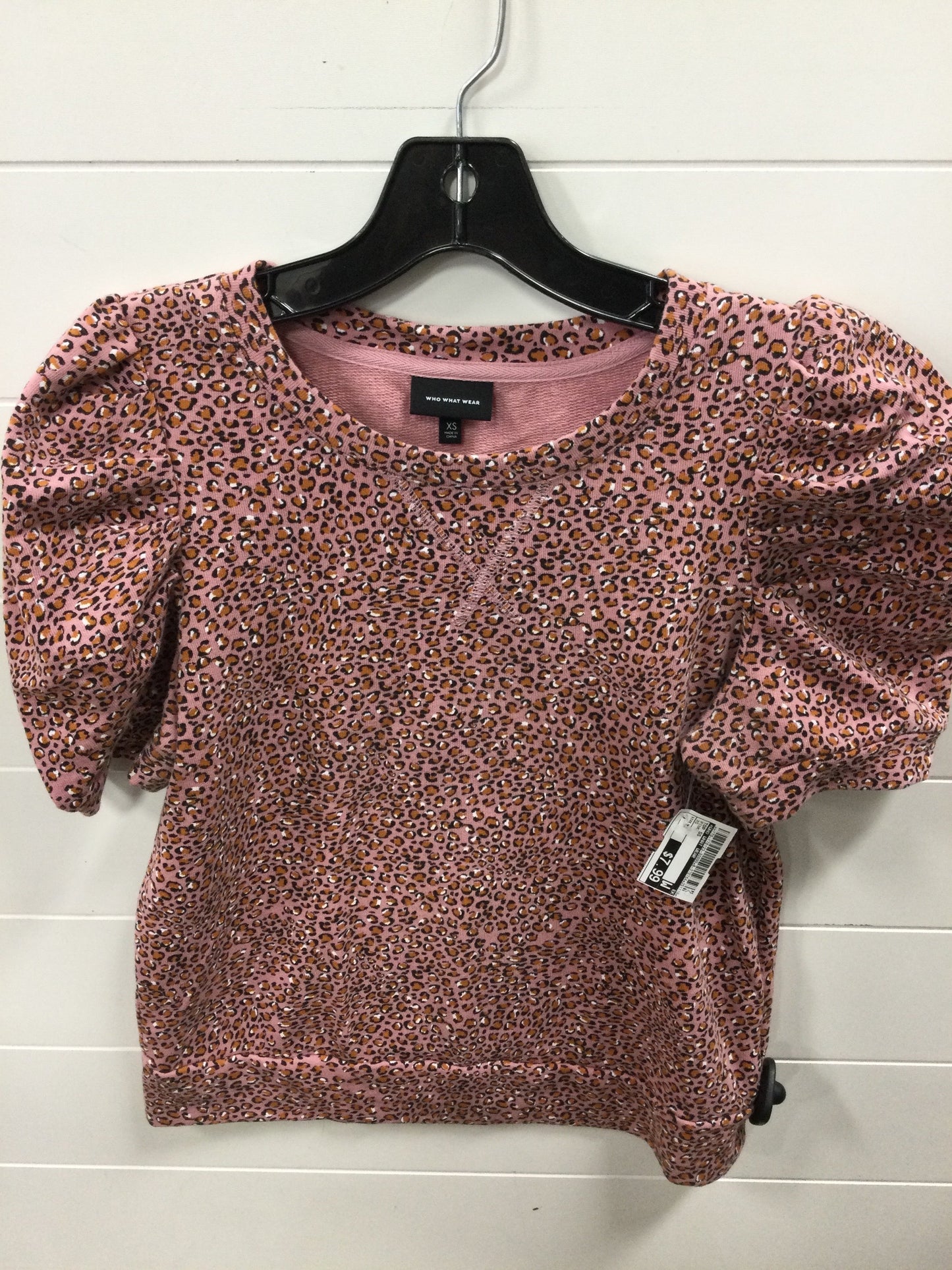 Top Ss By Who What Wear In Pink, Size:Xs