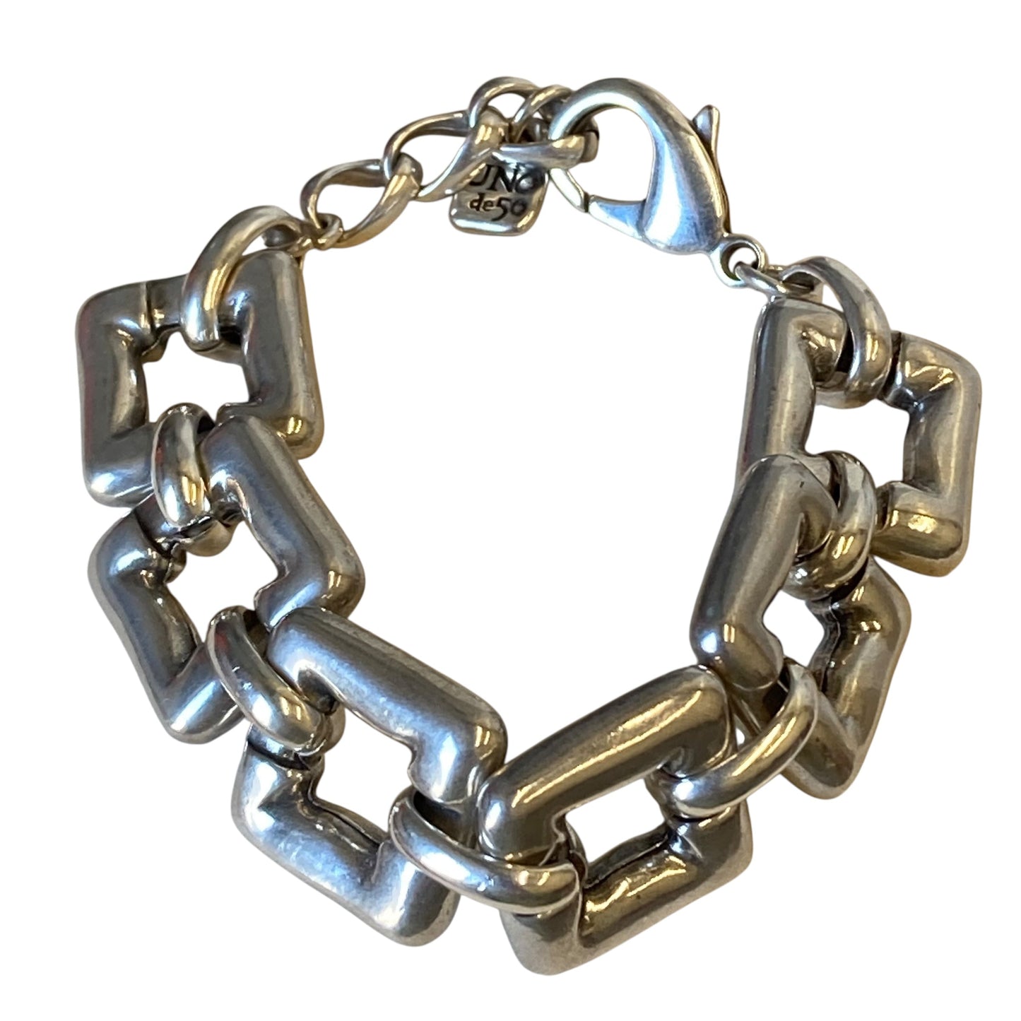 Bracelet Chain By Uno De 50 In Silver