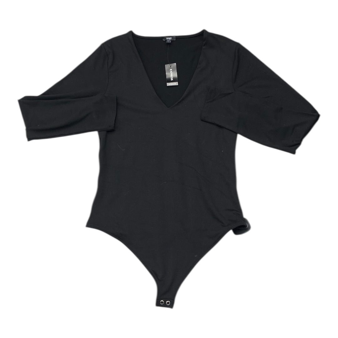 Bodysuit By Express In Black, Size:L