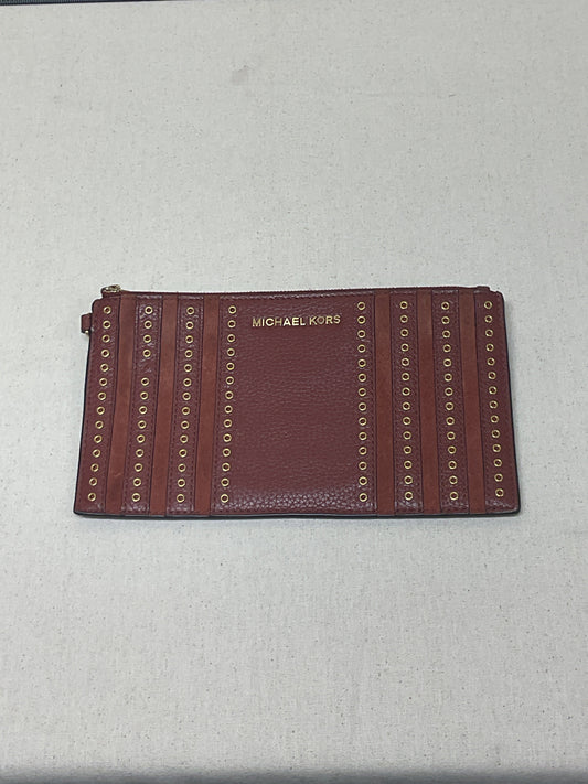 Wristlet Designer By Michael Kors In Red, Size:Medium