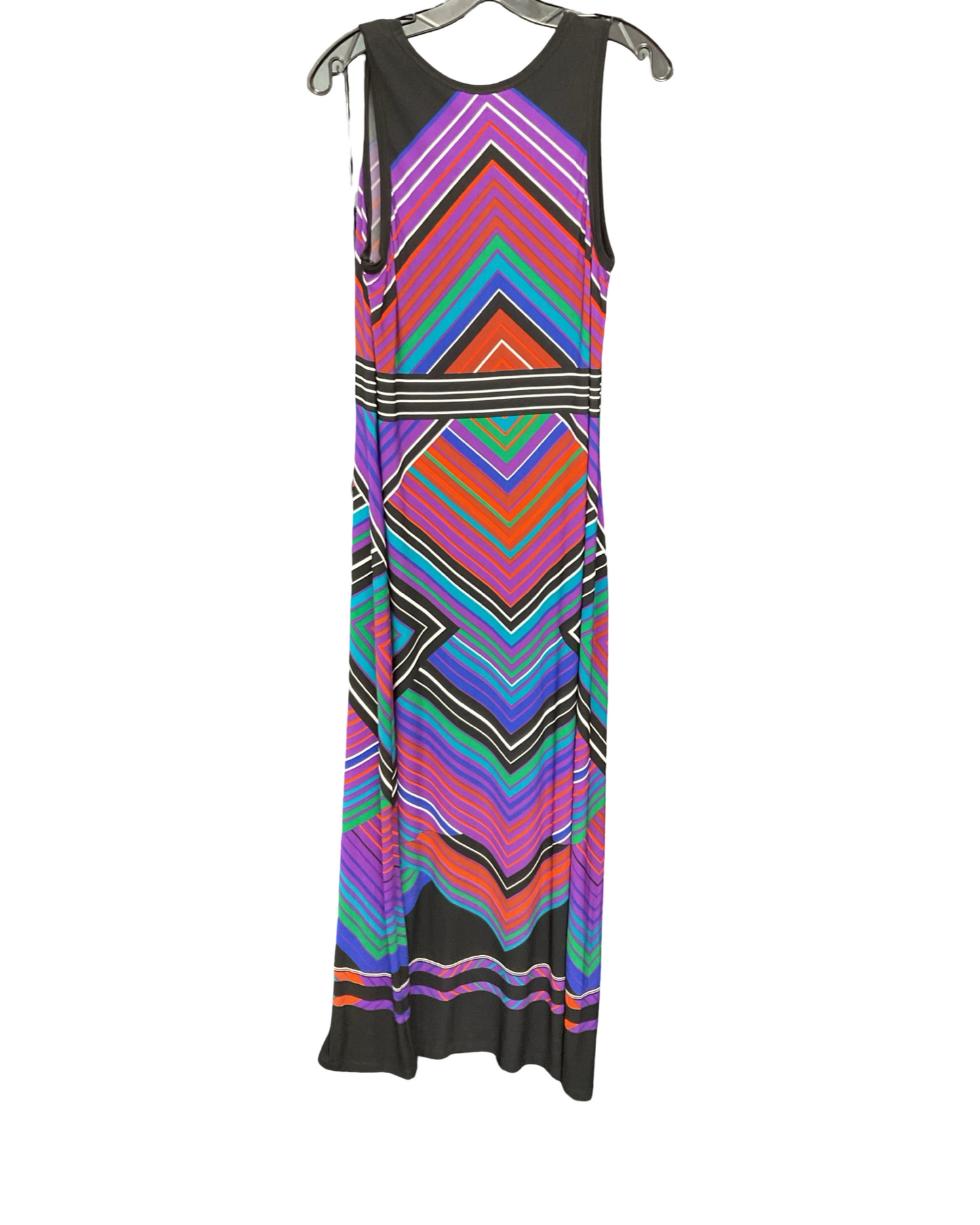 Dress Casual Maxi By Calvin Klein In Multi, Size:L